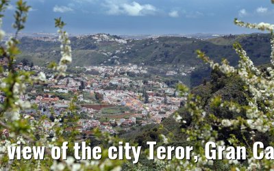 view of the city Teror, Gran Canaria 10.05.2016