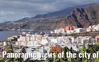 Panoramic views of the city of Santa Cruz de la Palma 11.05.2016