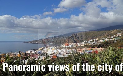 Panoramic views of the city of Santa Cruz de la Palma 11.05.2016