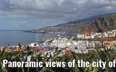 Panoramic views of the city of Santa Cruz de la Palma 11.05.2016