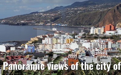 Panoramic views of the city of Santa Cruz de la Palma 11.05.2016