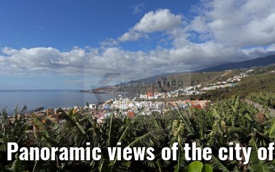 Panoramic views of the city of Santa Cruz de la Palma 11.05.2016