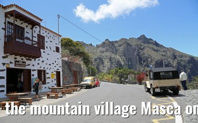 the mountain village Masca on the island of Tenerife, 12.05.2016