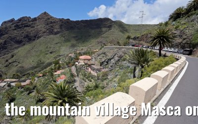 the mountain village Masca on the island of Tenerife, 12.05.2016