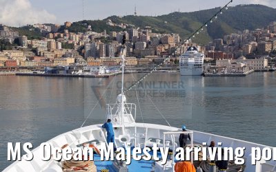 MS Ocean Majesty arriving port of Genoa 18.05.2016