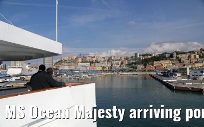 MS Ocean Majesty arriving port of Genoa 18.05.2016