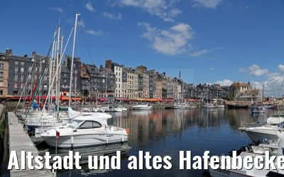 Altstadt und altes Hafenbecken Honfleur 01.06.2015