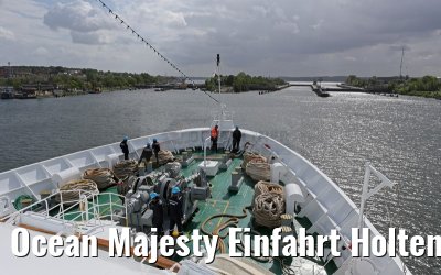 Ocean Majesty Einfahrt Holtenau Schleuse NOK 03.06.2015