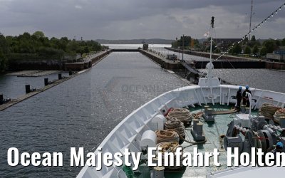 Ocean Majesty Einfahrt Holtenau Schleuse NOK 03.06.2015