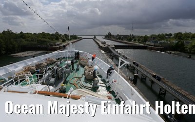 Ocean Majesty Einfahrt Holtenau Schleuse NOK 03.06.2015