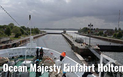 Ocean Majesty Einfahrt Holtenau Schleuse NOK 03.06.2015
