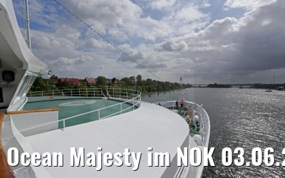 Ocean Majesty im NOK 03.06.2015