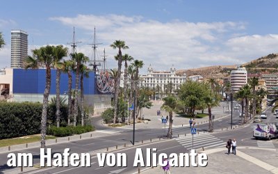 am Hafen von Alicante