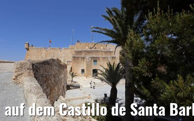 auf dem Castillo de Santa Barbara Alicante