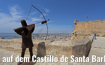 auf dem Castillo de Santa Barbara Alicante
