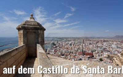 auf dem Castillo de Santa Barbara Alicante