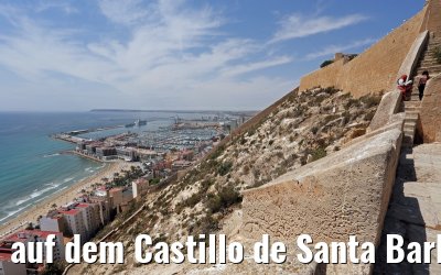 auf dem Castillo de Santa Barbara in Alicante