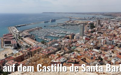 auf dem Castillo de Santa Barbara in Alicante