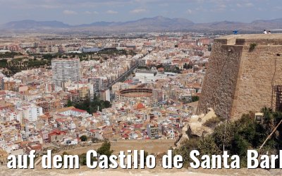 auf dem Castillo de Santa Barbara in Alicante