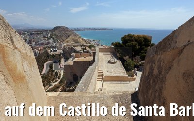 auf dem Castillo de Santa Barbara in Alicante