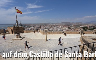 auf dem Castillo de Santa Barbara in Alicante