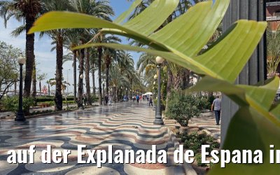 auf der Explanada de Espana in Alicante 25.05.2015