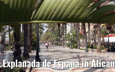 Explanada de Espana in Alicante 25.05.2015