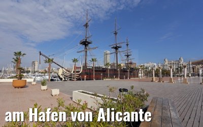 am Hafen von Alicante