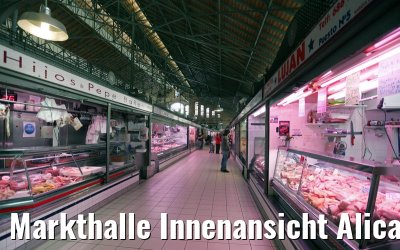 Markthalle Innenansicht Alicante