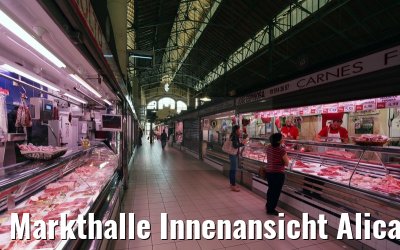 Markthalle Innenansicht Alicante