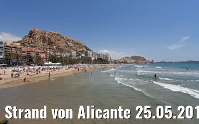Strand von Alicante 25.05.2015