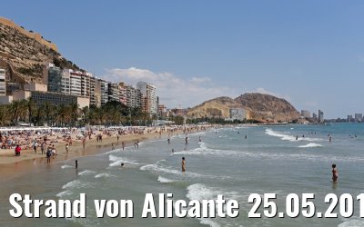 Strand von Alicante 25.05.2015