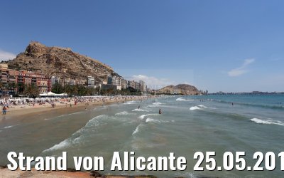 Strand von Alicante 25.05.2015