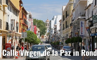 Calle Virgen de la Paz in Ronda 26.05.2015
