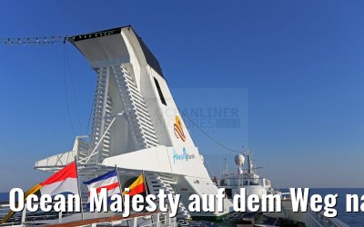 Ocean Majesty auf dem Weg nach Sevilla 27.05.2015