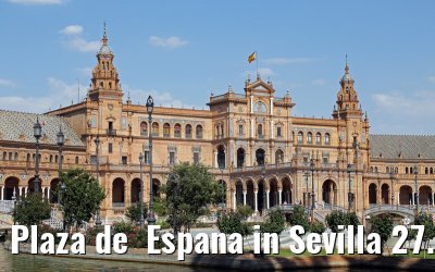 Plaza de  Espana in Sevilla 27.05.2015
