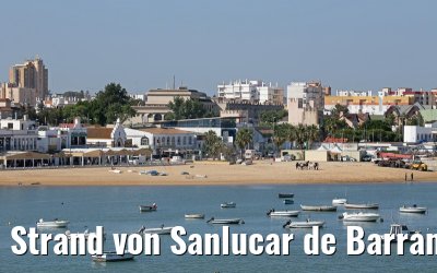 Strand von Sanlucar de Barrameda am Guadalquivir 27.05.2015