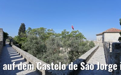 auf dem Castelo de Sao Jorge in Lissabon 29.05.2015