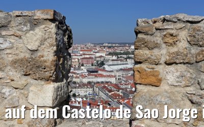 auf dem Castelo de Sao Jorge in Lissabon 29.05.2015