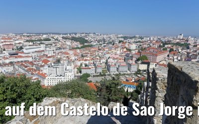 auf dem Castelo de Sao Jorge in Lissabon 29.05.2015