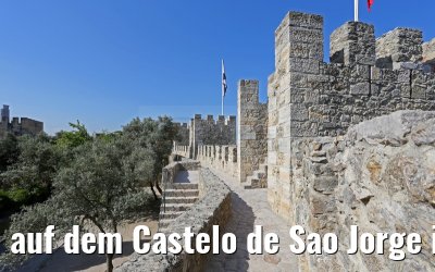 auf dem Castelo de Sao Jorge in Lissabon 29.05.2015
