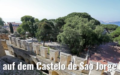 auf dem Castelo de Sao Jorge in Lissabon 29.05.2015