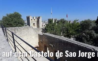 auf dem Castelo de Sao Jorge in Lissabon 29.05.2015