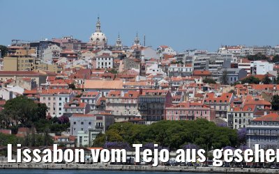 Lissabon vom Tejo aus gesehen 29.05.2015