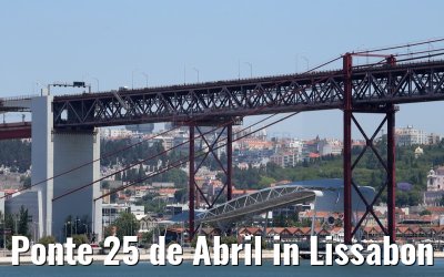 Ponte 25 de Abril in Lissabon 29.05.2015