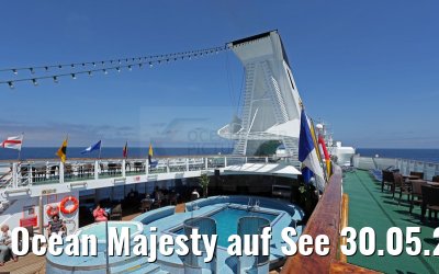Ocean Majesty auf See 30.05.2015