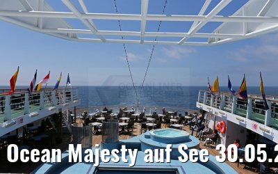 Ocean Majesty auf See 30.05.2015