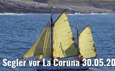Segler vor La Coruna 30.05.2015