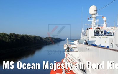 MS Ocean Majesty an Bord Kiel Kanal Passage 10.09.2017