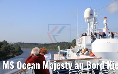 MS Ocean Majesty an Bord Kiel Kanal Passage 10.09.2017